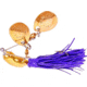 Hildebrandt Nugget Spinnerbait, 2/0 Hook, Purple With Gold Blade, 1 1/2in, 1/4oz, 102G-PUR