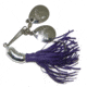 Hildebrandt Nugget Spinnerbait, 2/0 Hook, Purple With Nickel Blade, 1 1/2in, 1/4oz, 102N-PUR