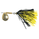 Hildebrandt Snagless Sally Spinner, 4 1/8in, 3/8 oz, 3/0 Hook, Black &amp; Yellow Skirt with Gold Blade, 4SSG-BLYL