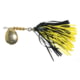 Hildebrandt Snagless Sally Spinner, 4in, 1/4 oz, 3/0 Hook Black &amp; Yellow Skirt with Gold Blade, 3.5SSG-BLYL