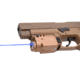 Hilight Enforcer Series Blue Laser Sight, SIG Sauer P226, Springfield Armory XD-S, Glock 19, SIG Sauer P320, Glock 17, Glock 34, Smith &amp; Wesson M&amp;P M2.0, Springfield Armory XD-M, Tan, ES10B2 Tan