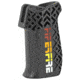 HIPERFIRE HIPERGRIP AR15/10 Smooth Pistol Grip, Black w/ 4-color HF logo HPRGRPL