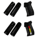 HIPERFIRE Hipergrip Pistol Grip for AR15/10 M4/16, Black Smooth, Black Textured
