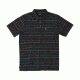 HippyTree Mens Culver Polo, Heather Black, Large, 2206-HEATHER BLACK-L