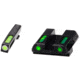 HiViz LiteWave H3 Tritium/Litepipe Pistol Night Sight Set - Fits Gen 1-5 Glock 42, Glock 43, Glock 43X &amp; Glock 48