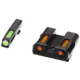 HiViz LiteWave H3 Tritium/Litepipe Pistol Night Sight Set for Glock Gen 1-5 in .45 ACP, .45 GAP, and 10mm