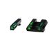 HiViz Litewave H3 Tritium/Litepipe Sight Set, Glock 42/43, GLN321