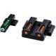 HiViz LiteWave H3 Tritium/Litepipe Pistol Night Sight Set - Fits All S&amp;W M&amp;P Full Size &amp; Compact In All Calibers, Except M&amp;P CORE/ 22/ Long Slide