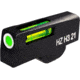 HiViz Smith and Wesson Litewave H3 Tritium/LitePipe, for 2.5in or Longer Barrel, Green with White Front Ring, SWN1002