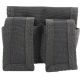 HKS Magazine Speedloader Cases, 10A, Dupont Hytrel, Basket, Black, 203MBB