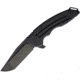 Hoback Knives Husky Framelock Titanium Black