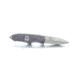 Hoffner Knives Folding Knife, 2.8in, 440c, Spear Point Blade, Flatline Black Grip, Silver Smooth Blade, FK-S2SBS-FB