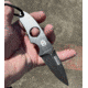 Hoffner Knives Bodyguard Belt Fixed Blade Knife, 2.5in, 440C Steel, Spear Point, Steel, Black, NECK-ITP-SP