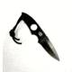 Hoffner Knives Bodyguard Belt Fixed Blade Knife, 2.5in, 440C Steel, Spear Point, Steel, Black, NECK-ITP-SP