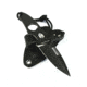Hoffner Knives Bodyguard Belt Fixed Blade Knife, 2.5in, 440C Steel, Spear Point, Steel, Black, NECK-ITP-SP