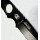 Hoffner Knives Bodyguard Belt Fixed Blade Knife, 2.5in, 440C Steel, Tanto, Steel, Black, NECK-ITP-TA