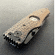 Hoffner Knives Folding Knife, 3.5in, 440c, Spear Point Blade, Chiseled Maduro Grip, Black Smooth Blade, FK-S3SBK-CMA