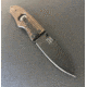 Hoffner Knives Folding Knife, 3.5in, 440c, Spear Point Blade, Chiseled Maduro Grip, Black Smooth Blade, FK-S3SBK-CMA