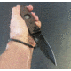 Hoffner Knives Folding Knife, 3.5in, 440c, Spear Point Blade, Chiseled Maduro Grip, Black Smooth Blade, FK-S3SBK-CMA