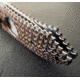 Hoffner Knives Folding Knife, 3.5in, 440c, Spear Point Blade, Chiseled Maduro Grip, Silver Combo Blade, FK-S3CBS-CMA