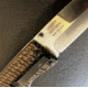 Hoffner Knives Folding Knife, 3.5in, 440c, Spear Point Blade, Chiseled Maduro Grip, Silver Smooth Blade, FK-S3SBS-CMA