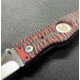 Hoffner Knives Folding Knife, 3.5in, 440c, Spear Point Blade, Chiseled Nightstalker Grip, Silver Smooth Blade, FK-S3SBS-CRB