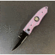Hoffner Knives Folding Knife, 3.5in, 440c, Spear Point Blade, Chiseled Valkyrie Grip, Black Combo Blade, FK-S3CBK-CPG