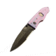 Hoffner Knives Folding Knife, 3.5in, 440c, Spear Point Blade, Chiseled Valkyrie Grip, Black Combo Blade, FK-S3CBK-CPG