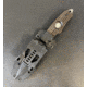 Hoffner Knives Hand Spear Fixed Blade Knife, 5in, 440C Steel, Chiseled Maduro Grip, Black Smooth Blade, Black, HS-S5SBK-CMA