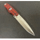 Hoffner Knives Hand Spear Fixed Blade Knife, 5in, 440C Steel, Chiseled Nightstalker Grip, Silver Smooth Blade, Black, HS-S5SBS-CRB