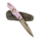 Hoffner Knives Hand Spear Fixed Blade Knife, 5in, 440C Steel, Chiseled Valkyrie Ops Grip, Black Smooth Blade, Black, HS-S5SBK-CPG