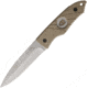 Hoffner Knives Hand Spear Khaki Fixed Blade Knife, 4.875in, Stainless Steel, Standard Edge, Stonewash ATA32