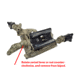 Hog Saddle Harris Bipod Adapter plate for J-Clamp or K-Clamp