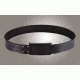 HOGUE 1-3/4in. Black 48in. Waist Off-Duty Belt Nytek Lining 2 row Stitching w/ 1 Piece Safety Buckle Polymer, Black 50248