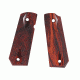 Hogue 1911 Govt. Ambidextrous Safety Cut Grip, Model Bobtail, Checkered, Coco Bolo, 45851