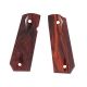 Hogue 1911 Govt. Ambidextrous Safety Cut Grip, Model Bobtail, Checkered, Coco Bolo, 45851