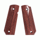 Hogue 1911 Govt. Ambidextrous Safety Cut Grip, Model Bobtail, Checkered, Kingwood, 45651