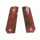 Hogue 1911 Govt. Ambidextrous Safety Cut Grip, Model Bobtail, Checkered, Pau Ferro, 45351