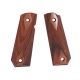 Hogue 1911 Govt. Ambidextrous Safety Cut Grip, Model Bobtail, Checkered, Pau Ferro, 45351