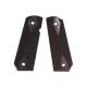 Hogue 1911 Govt. Ambidextrous Safety Cut Grip, Model Bobtail, Checkered, Rosewood, 45951