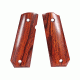Hogue 1911 Govt. Ambidextrous Safety Cut Grip, Model Bobtail, Smooth, Coco Bolo, 45850