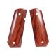 Hogue 1911 Govt. Ambidextrous Safety Cut Grip, Model Bobtail, Smooth, Coco Bolo, 45850