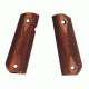 Hogue 1911 Govt. Ambidextrous Safety Cut Grip, Model Round Heel, Checkered, Goncalo, 45241
