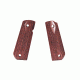 Hogue 1911 Govt. Ambidextrous Safety Cut Grip, Model Round Heel, Checkered, Kingwood, 45641