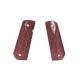 Hogue 1911 Govt. Ambidextrous Safety Cut Grip, Model Round Heel, Checkered, Kingwood, 45641