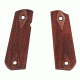 Hogue 1911 Govt. Ambidextrous Safety Cut Grip, Model Round Heel, Checkered, Pau Ferro, 45341
