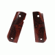 Hogue 1911 Govt. Ambidextrous Safety Cut Grip, Model Round Heel, Smooth, Coco Bolo, 45840