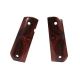Hogue 1911 Govt. Ambidextrous Safety Cut Grip, Model Round Heel, Smooth, Coco Bolo, 45840
