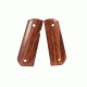 Hogue 1911 Govt. Ambidextrous Safety Cut Grip, Model Round Heel, Smooth, Goncalo, 45240