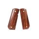 Hogue 1911 Govt. Ambidextrous Safety Cut Grip, Model Round Heel, Smooth, Goncalo, 45240
